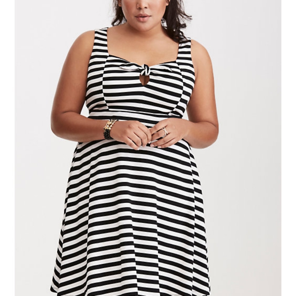 Stripe Torrid Skater dress